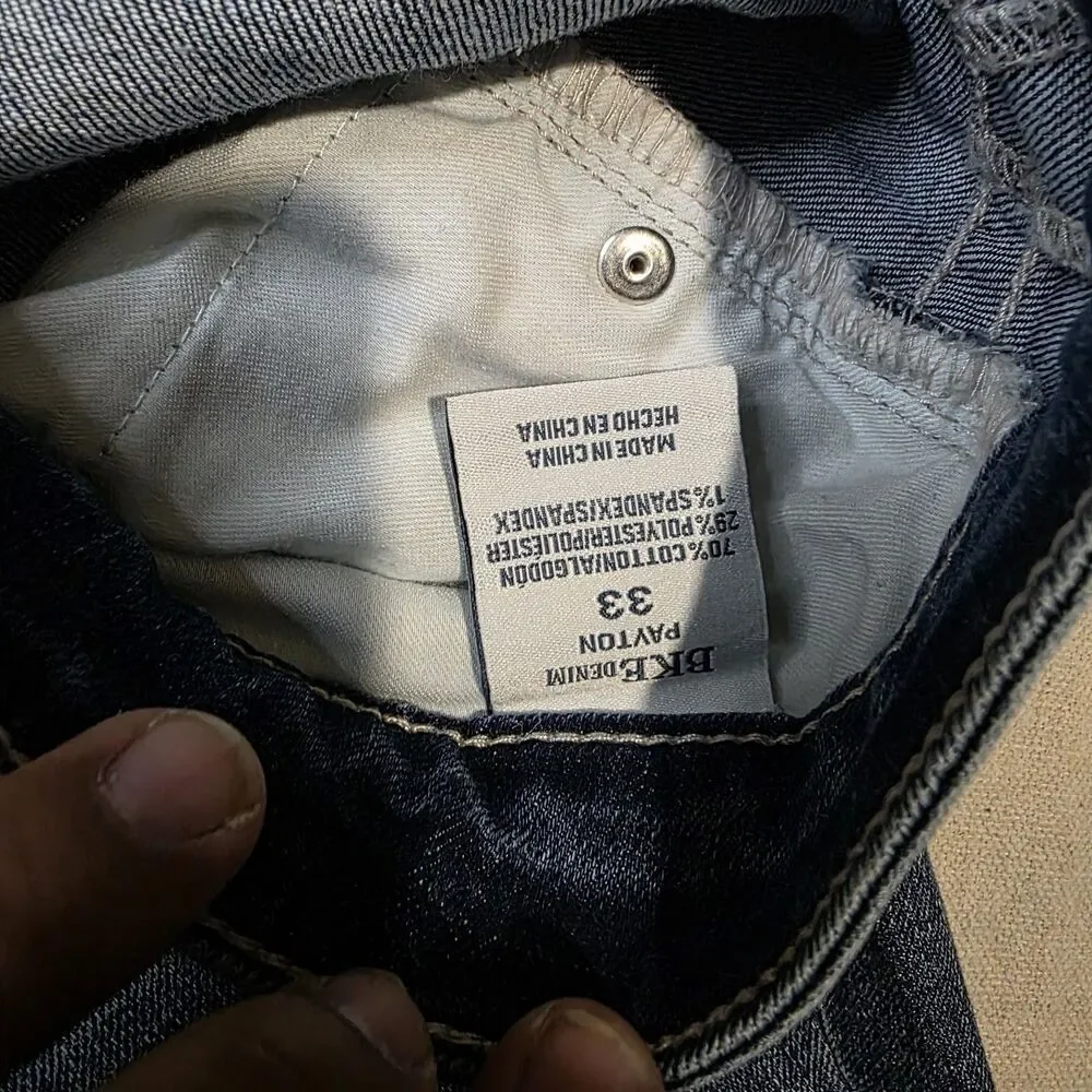 BKE Buckle Payton Jeans Women Size 33 Witb 25 Inch Inseam New With Tags - Picture 5 of 8